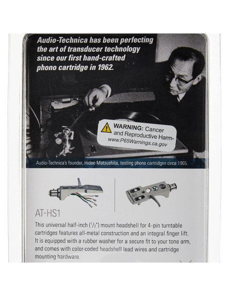 Cartucho DJ Audio-Technica AT-XP5 y Cabezal AT-HS1 Universal