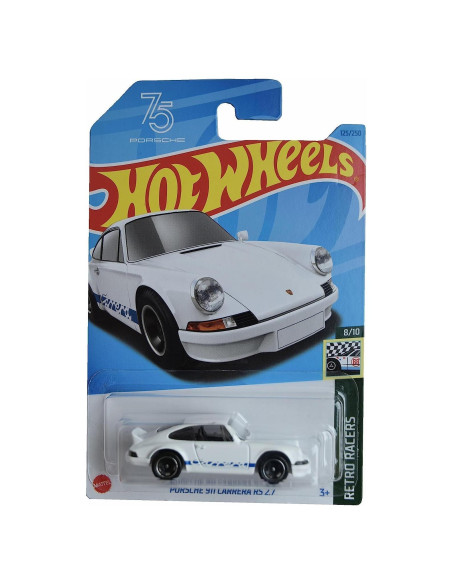 Hot Wheels Porsche 911 Carrera RS 2.7 Escala 1:64 Blanco