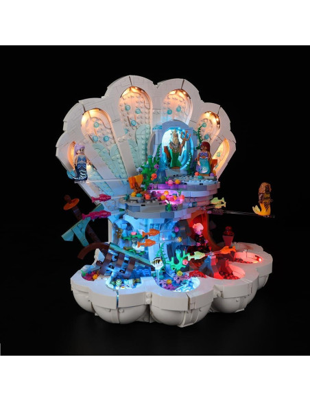 Kit de Luz LED Kyglaring para Lego 43225 Disney La Sirenita