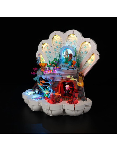 Kit de Luz LED Kyglaring para Lego 43225 Disney La Sirenita