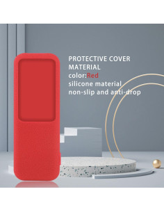 Funda de Silicona CHUNGHOP para Control Remoto CV98LM Rojo 2