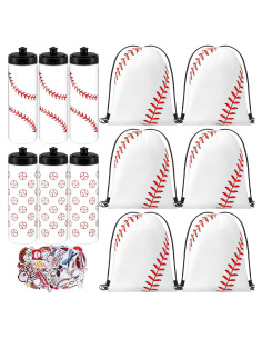 Set 12 Botellas de Agua Funnymoom 591 ml con Mochilas y Stickers