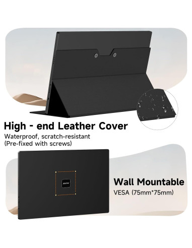 Monitor Portátil AYY 15" FHD 1080P USB-C HDMI Ultra Delgado