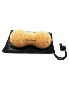 Bola de Masaje de Cacahuete de Corcho Rreadean 13.9cm Alivio Muscular