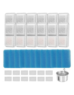 Filtros de Agua para Gatos Bravelk - Paquete de 12 Unidades
