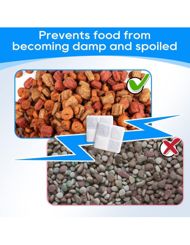 16 Bolsas Deshidratantes para Alimentos Mascotas Petlibro