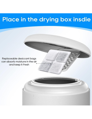 16 Bolsas Deshidratantes para Alimentos Mascotas Petlibro