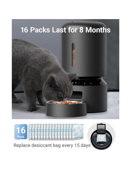 16 Paquetes Deshidratantes para Alimentos Mascotas Harich CurLife