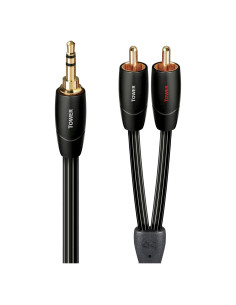 Cable de AudioQuest 3.5mm a RCA 0.6m - Alta Pureza