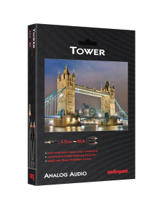 Cable de AudioQuest 3.5mm a RCA 0.6m - Alta Pureza 2