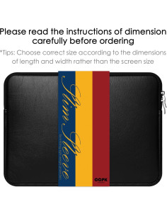 Funda para portátil CCPK 13" cuero sintético negro 2