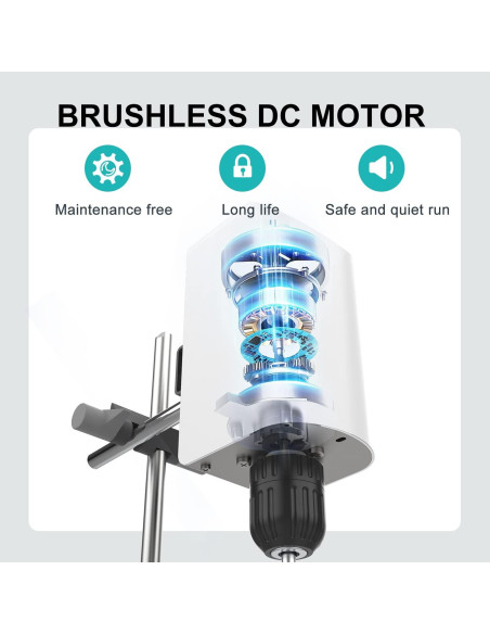 Mezclador de Varilla Eléctrico JOANLAB JLOS-10L 10L 100-2000RPM