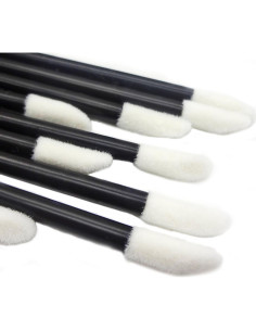 500 Pinceles Desechables para Labios GoWorth - 9 cm Negro 2