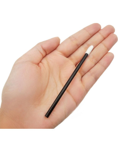 500 Pinceles Desechables para Labios GoWorth - 9 cm Negro