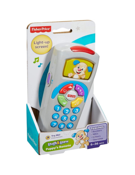 Control Remoto Fisher-Price Ríe y Aprende DLD30, Juguete Educativo