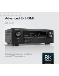 Receptor AV Denon AVR-S570BT 5.2 Canales 8K Ultra HD 2