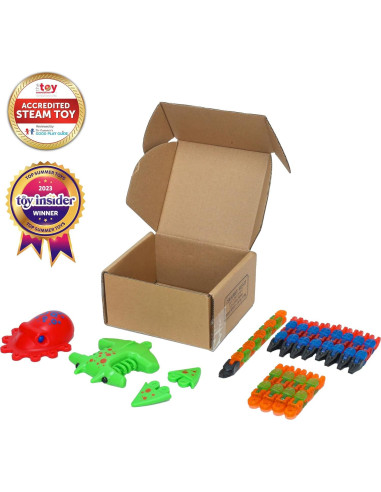 Combo Criaturas Klixx Oceánicas - Manta Raya y Pulpo para Niños