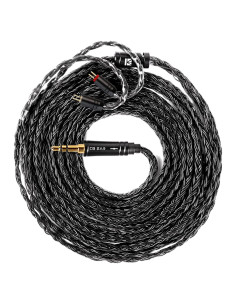 Cable IEM KBEAR ST24 Plus 2m 16 Núcleos Cobre Plateado 2PIN-3.5mm