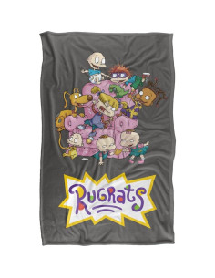 Manta Silky Touch Rugrats 91x147 cm Poliester Lavable 2