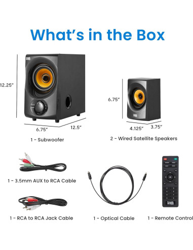 Sistema de Altavoces Bluetooth 2.1 Goldwood AA2170 350W