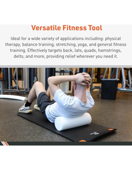 Rodillo de Espuma Body Sport 91.44 cm - Alta Densidad para Rehabilitación