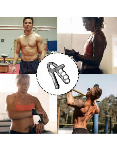 Entrenador de Fuerza de Agarre Ajustable Genérico 5-100KG