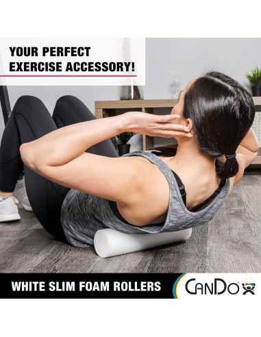 Rodillo de Espuma CanDo Slim 3" x 91.44 cm para Ejercicio