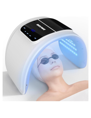 Máscara de Luz LED Terapia Roja y Azul Beimei BM-008 19x26cm