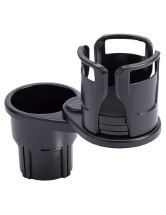 Soporte para Tazas 2 en 1 Genérico Ajustable 360 Negro