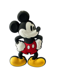 Imán Retro Mickey Disney PVC Multicolor 10.16 cm 2