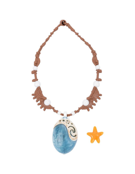 Collar Iluminado Moana 2 Disney concha mágica estrella de mar