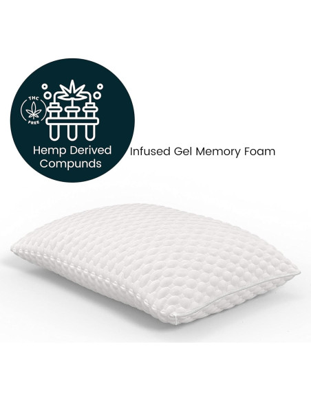 Almohada King Ergo-Pedic ZenCloud Gel Memory Foam Ajustable