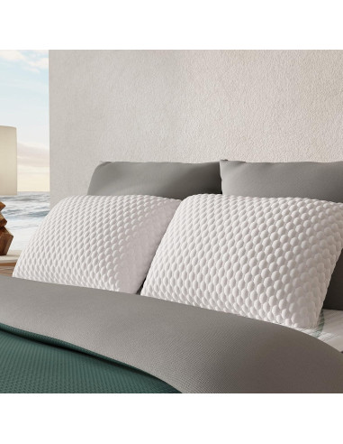 Almohada King Ergo-Pedic ZenCloud Gel Memory Foam Ajustable