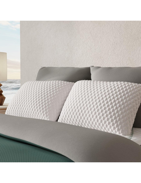 Almohada King Ergo-Pedic ZenCloud Gel Memory Foam Ajustable