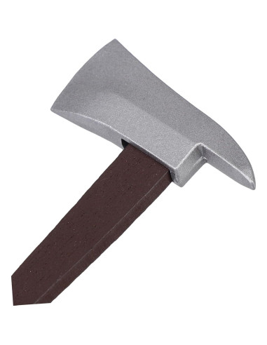 Hacha Miniatura de Metal TOYANDONA con Taburete de Madera