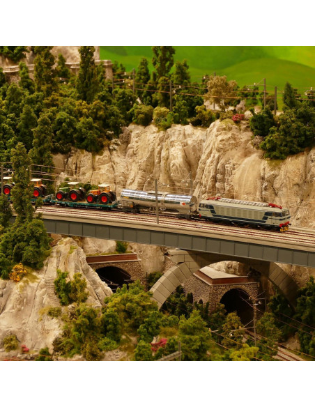 Terreno de Hierba Estática PATIKIL 2 Juegos 56Pcs Verde Amarillo