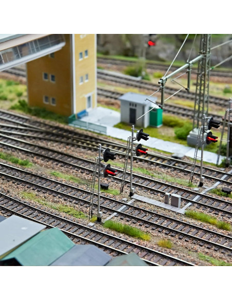 Terreno de Hierba Estática PATIKIL 2 Juegos 56Pcs Verde Amarillo