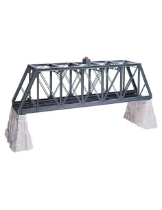 Puente Truss Thru Lionel O Gauge con Luces Intermitentes