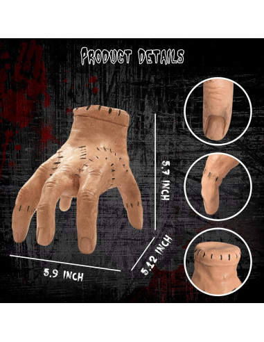 Mano Falsa de Halloween PRESENCE - Decoración Realista 15+