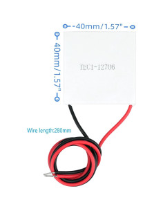Módulo Enfriador Peltier MTDELE TEC1-12706 12V 60W 40x40mm 2
