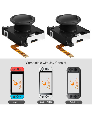 Joystick GuliKit NS40 Sin Deriva para Switch - 2 Pares