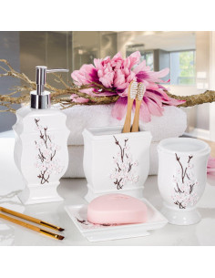 Juego de baño Creative Scents Vanda 4 piezas Floral 2