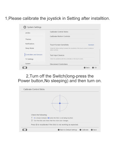 Joystick GuliKit NS40 Sin Deriva para Switch - 2 Pares