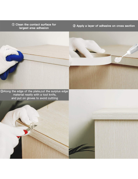 Banda de Biselado Dorada ZYJT 2.54cm x 30.48m PVC Aluminio