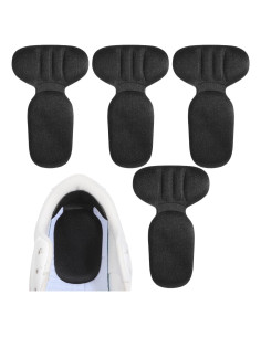 Almohadillas de Talón Aiyorse - 2 Pares Antideslizantes Negro