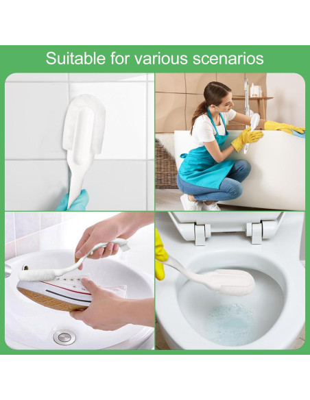 Cepillo de Limpieza de Zapatos Feelorna Blanco 24 cm Suave