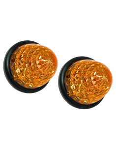 Luz LED Colmena 3.5" Ámbar/Rojo All Star para Remolque 12V