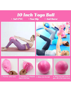 Kit de Pilates para Mujeres Yuheybe - 13 Piezas con Anillo y Pelotas 2