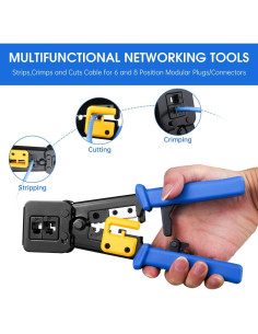 Kit de Herramientas de Crimpado RJ45 Duogalia Cat5 Cat6 2