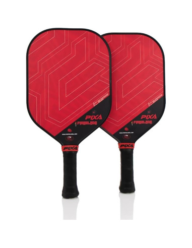 Conjunto de 2 Palas de Pickleball PIXA Fireblade 16mm con 4 Pelotas